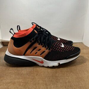 Nike Air Presto Ultra FK Mens Size 11 Black Athletic Running Shoes Sneakers